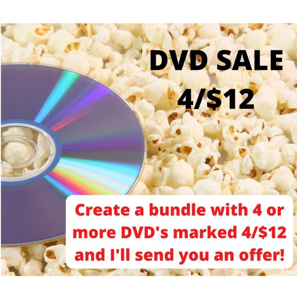 DVD Bundle Sale 4/$12